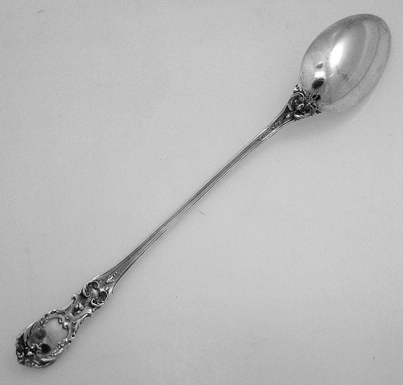 Francis I Sterling Silver Parfait Spoon Old Patent Mark Reed & Barton Francis I Sterling Silver Parfait Spoon Old Patent Mark Reed & Barton
