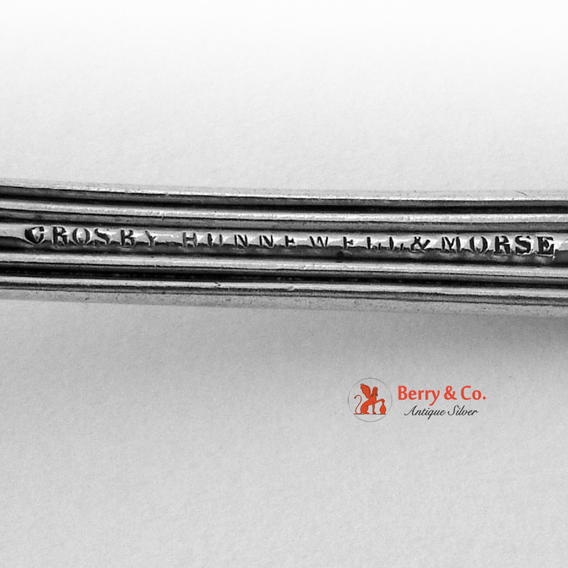 Fiddle Thread Mustard Ladle Sterling Silver 1870 Fiddle Thread Mustard Ladle Sterling Silver 1870