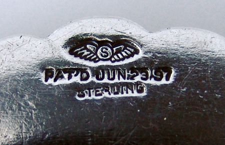 American Beauty Master Butter Knife Shiebler 1897 American Beauty Master Butter Knife Shiebler 1897