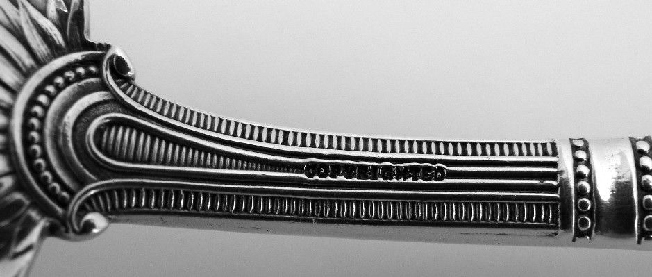 Cluny Gorham Fish Serving Knife Sterling Silver 1880 Cluny Gorham Fish Serving Knife Sterling Silver 1880