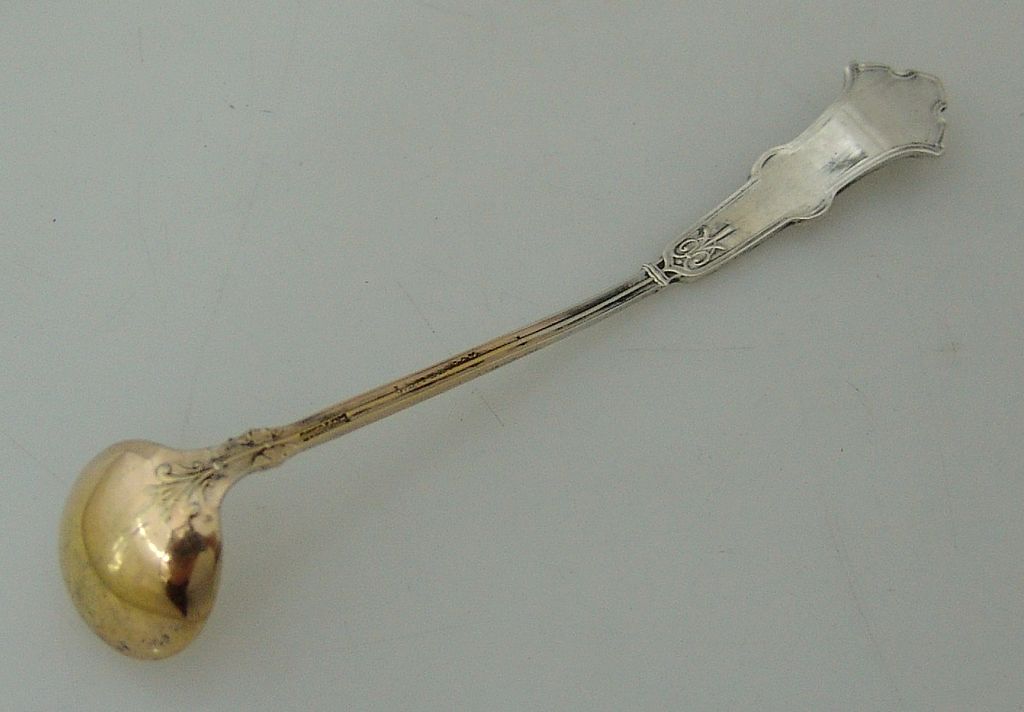 Alhambra Mustard Ladle Whiting 1880 Alhambra Mustard Ladle Whiting 1880