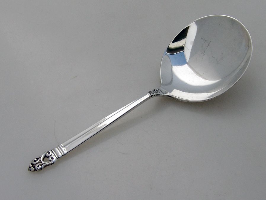 Bon Bon Spoon Royal Danish International 1939 Sterling Silver No Monograms Bon Bon Spoon Royal Danish International 1939 Sterling Silver No Monograms