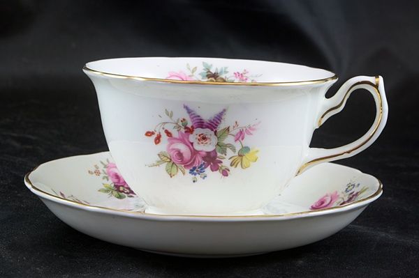 HAMMERSLEY Bone China Cup & Saucer featuring FLOWERS HAMMERSLEY Bone China Cup & Saucer featuring FLOWERS
