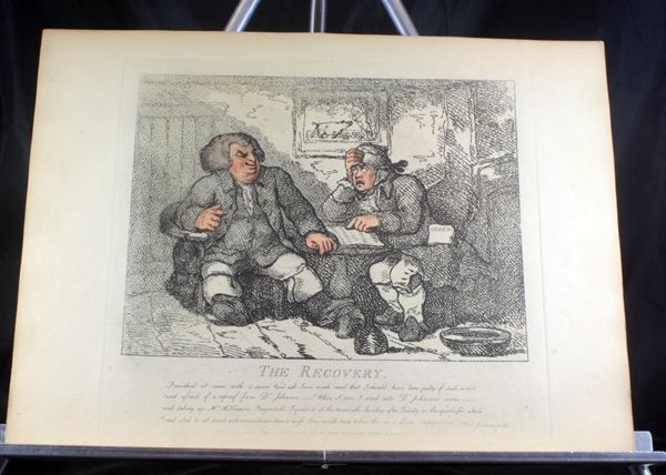 ROWLANDSON'S CARICATURE Etchings Illustrating Boswell'sTour To The Hebrides ROWLANDSON'S CARICATURE Etchings Illustrating Boswell'sTour To The Hebrides