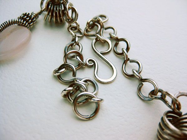 Sterling Silver FILLED Rose Quartz Heart Necklace Sterling Silver FILLED Rose Quartz Heart Necklace