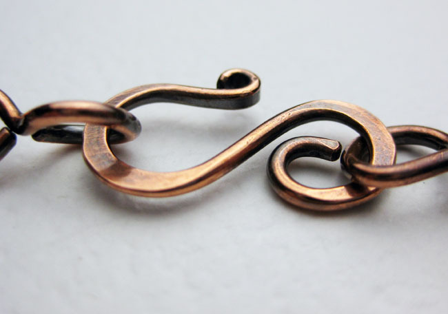 Copper Artisan Lampwork Choker Copper Artisan Lampwork Choker