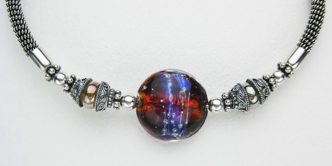Sterling Silver Star Fire Choker Sterling Silver Star Fire Choker