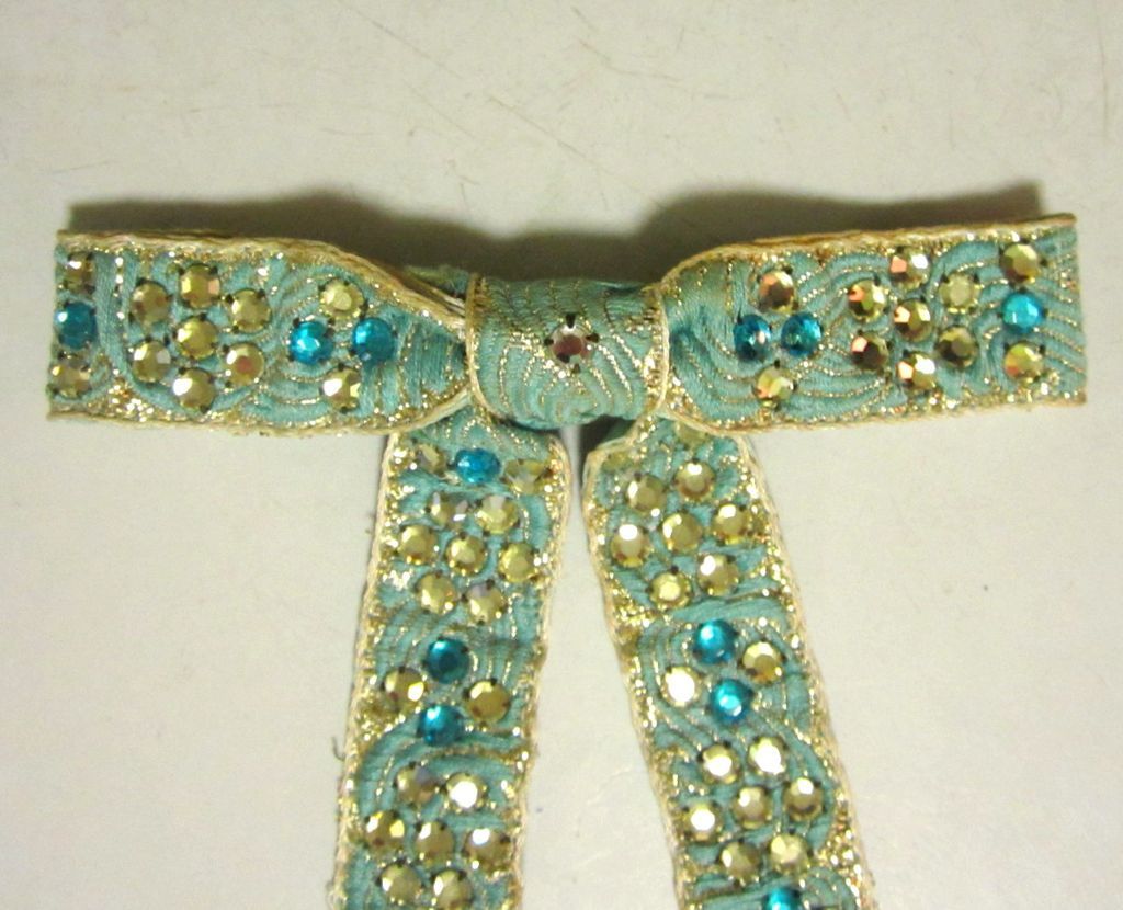 Rhinestone Bow Tie, Vintage Western from lakegirlvintage on Ruby Lane