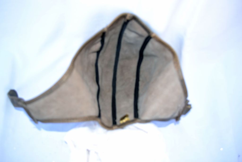 Vintage Leather Flight Cap Distressed Leather Look Vintage Leather Flight Cap Distressed Leather Look