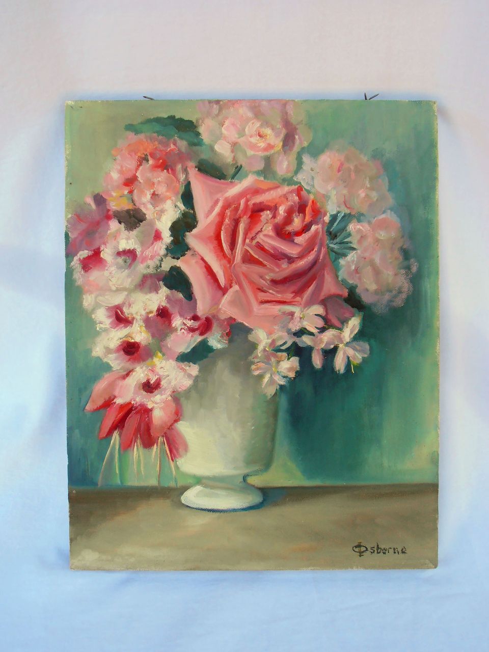 Vintage Shabby Chic Rose Flower Oil Paintings Pink Roses Romantic Vintage Shabby Chic Rose Flower Oil Paintings Pink Roses Romantic