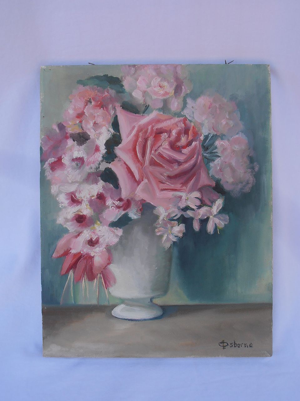 Vintage Shabby Chic Rose Flower Oil Paintings Pink Roses Romantic Vintage Shabby Chic Rose Flower Oil Paintings Pink Roses Romantic
