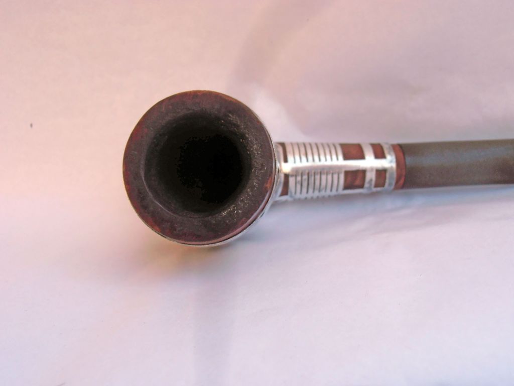 Vintage Art Deco Sterling Silver Pipe WIth Racing Horse and Jockey Vintage Art Deco Sterling Silver Pipe WIth Racing Horse and Jockey