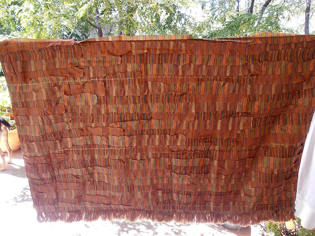 Pair French Silk Art Deco Quilt Textile Antique Throws Pair French Silk Art Deco Quilt Textile Antique Throws