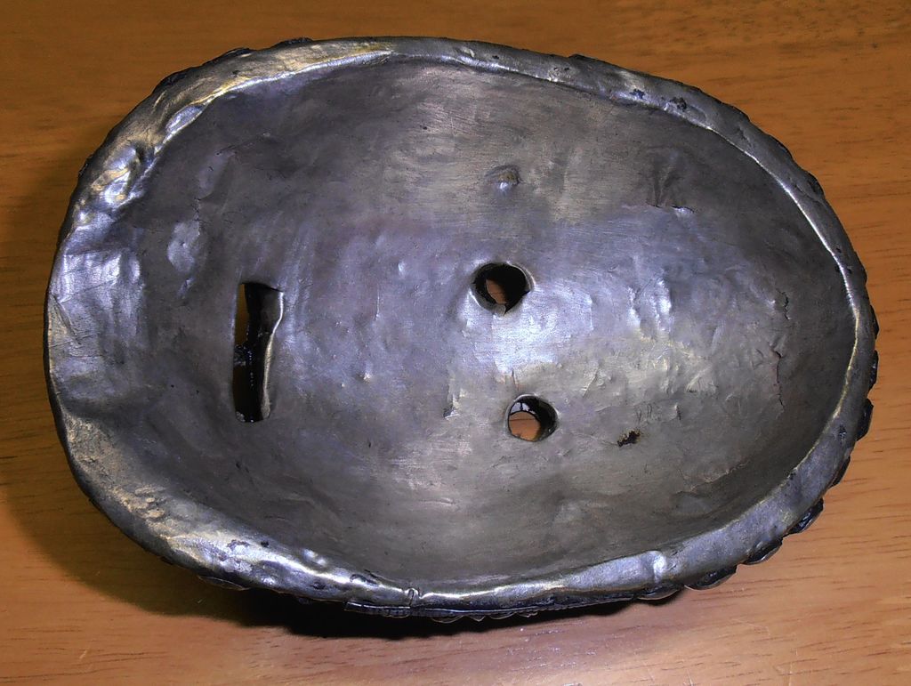 Antique Vintage Buddhist Tibetan Ritual Mask Turtle Shell Offering Bowl Antique Vintage Buddhist Tibetan Ritual Mask Turtle Shell Offering Bowl