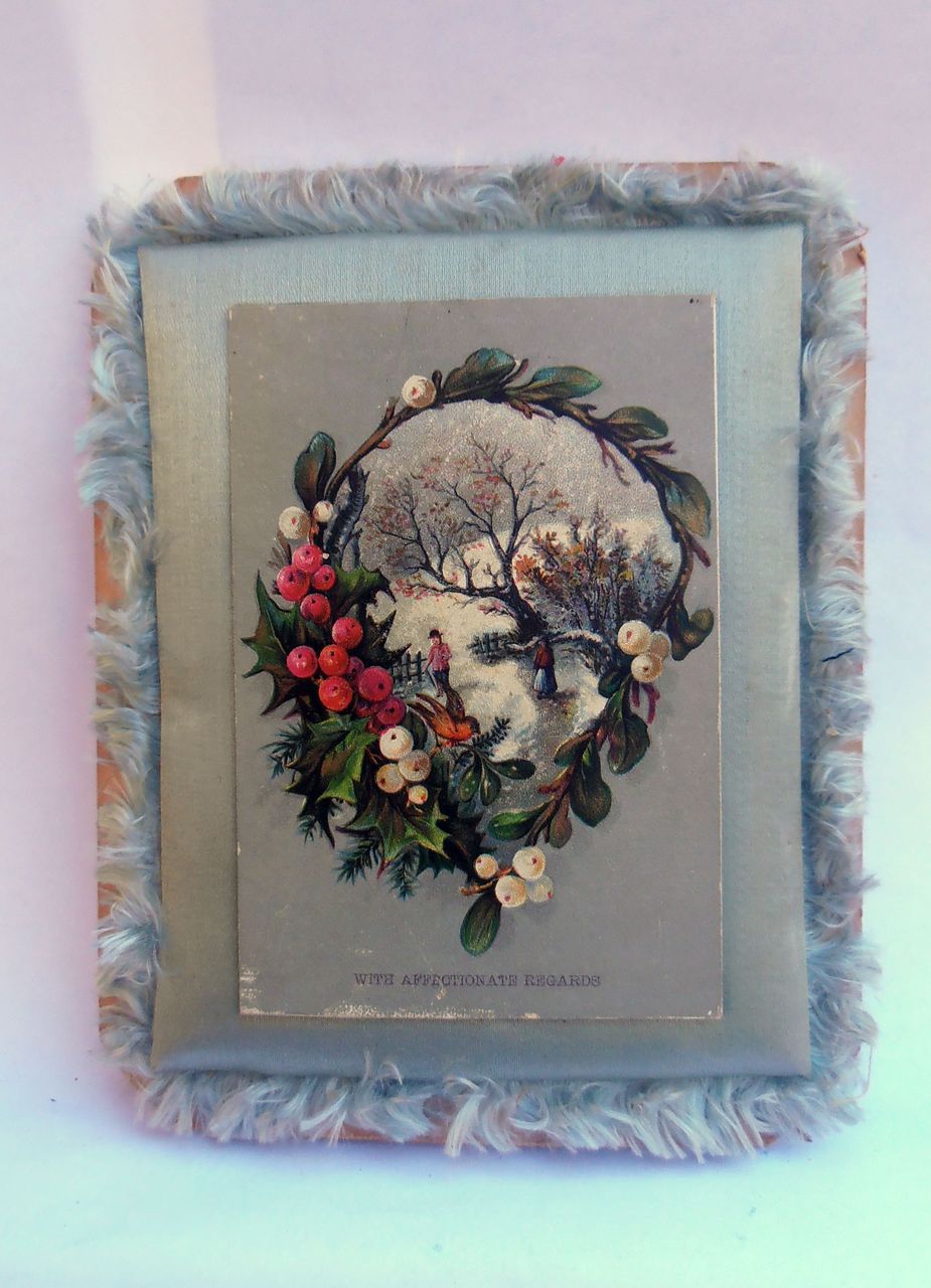 Antique Victorian Christmas Easter Card Greeting Antique Victorian Christmas Easter Card Greeting