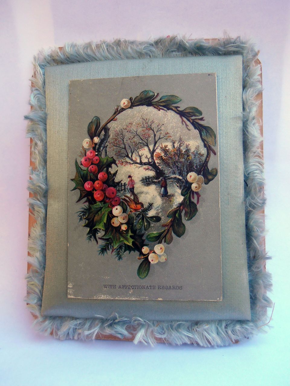 Antique Victorian Christmas Easter Card Greeting Antique Victorian Christmas Easter Card Greeting