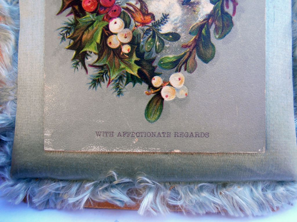 Antique Victorian Christmas Easter Card Greeting Antique Victorian Christmas Easter Card Greeting
