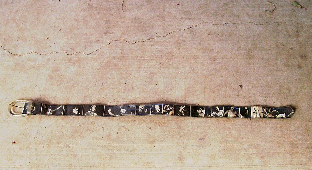 Vintage Boho Rock & Roll Hippie musician belt lucite buckle. Vintage Boho Rock & Roll Hippie musician belt lucite buckle.