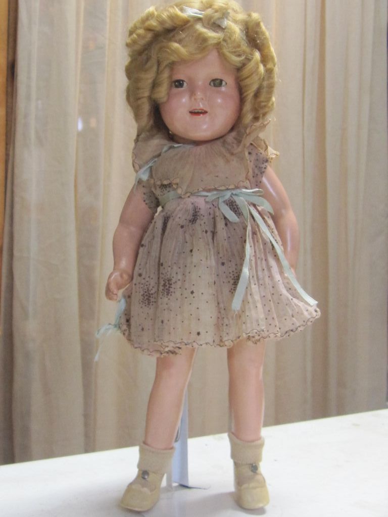 Authentic 16" Shirley Temple 1930's Composition Doll Authentic 16" Shirley Temple 1930's Composition Doll