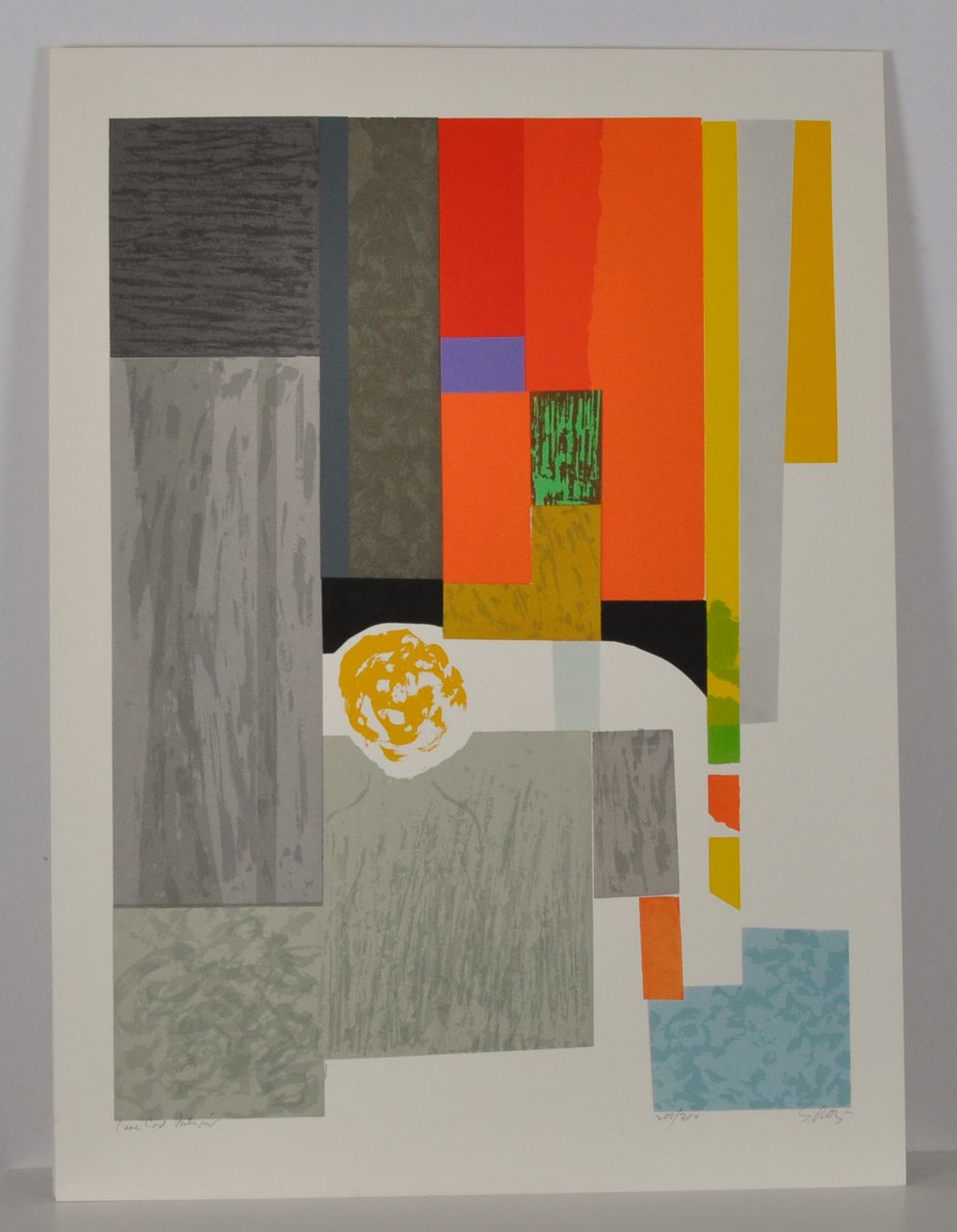 Seong Moy Color Silkscreen Titled "Cape Cod Interior" Seong Moy Color Silkscreen Titled "Cape Cod Interior"