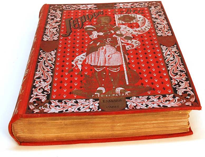 Antique French Book, Jeanne d'Arc circa 1885 Antique French Book, Jeanne d'Arc circa 1885