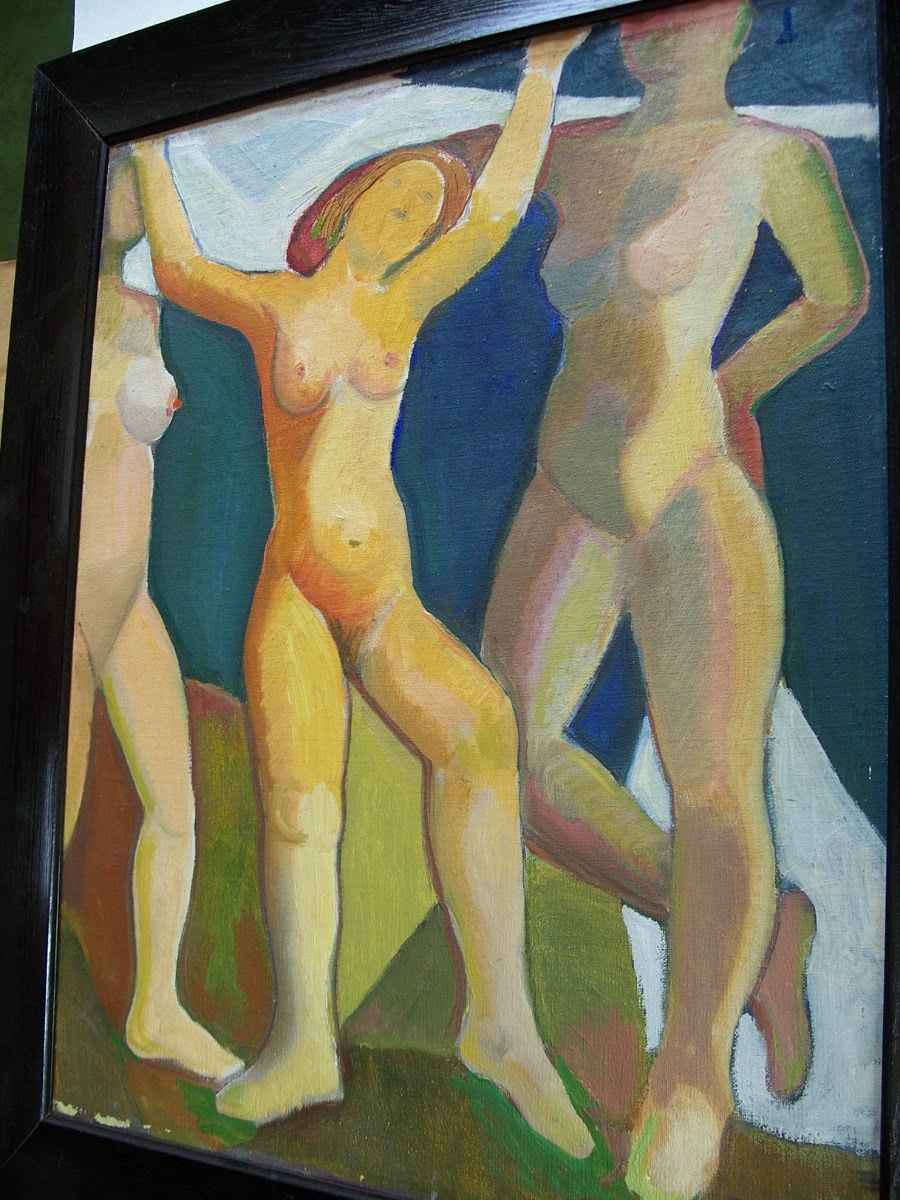 Mortimer Borne Dancing Nymphs Oil Painting Mortimer Borne Dancing Nymphs Oil Painting