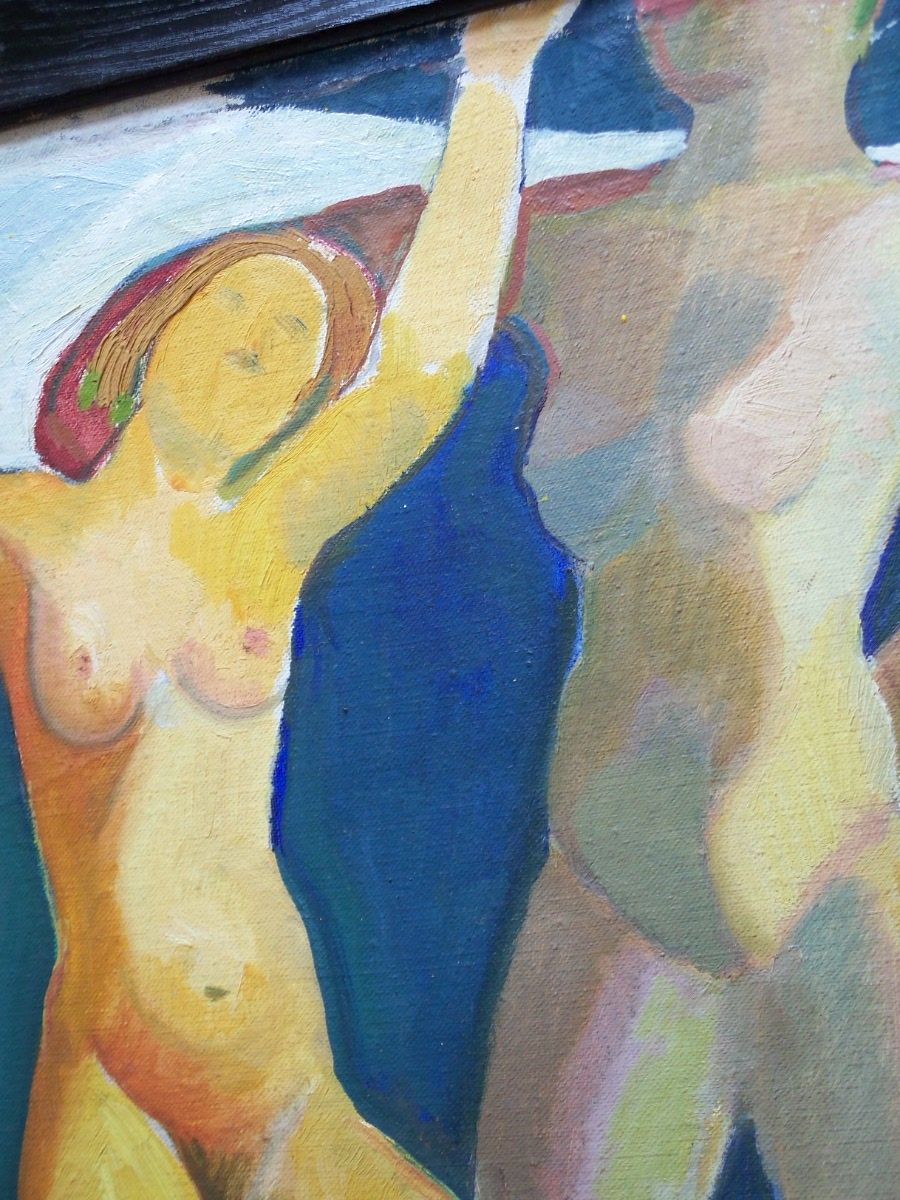 Mortimer Borne Dancing Nymphs Oil Painting Mortimer Borne Dancing Nymphs Oil Painting