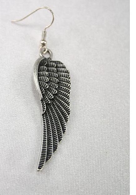 Antique silver wing earrings Antique silver wing earrings