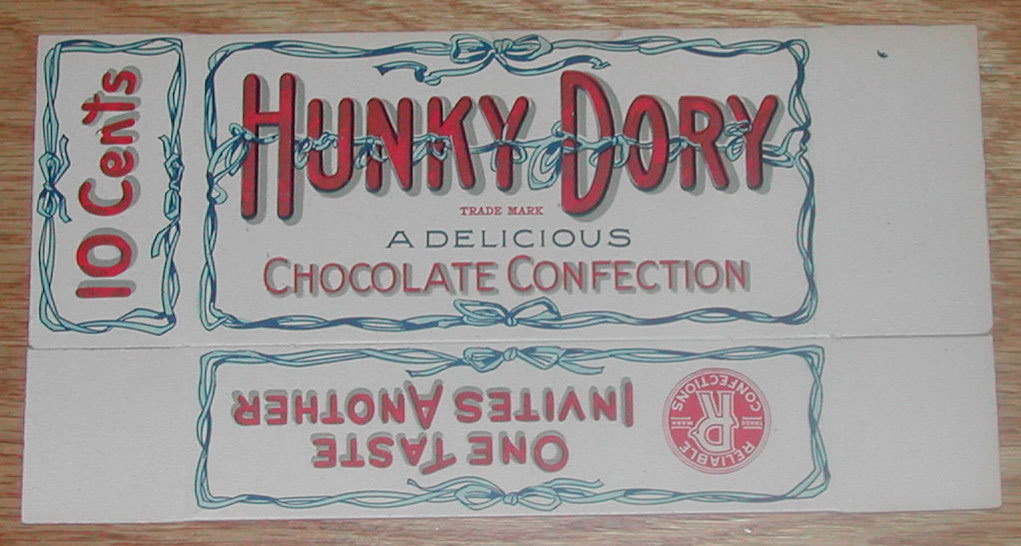 1905 Rueckheim Eckstein Hunky Dory Cracker Jack Box 1905 Rueckheim Eckstein Hunky Dory Cracker Jack Box