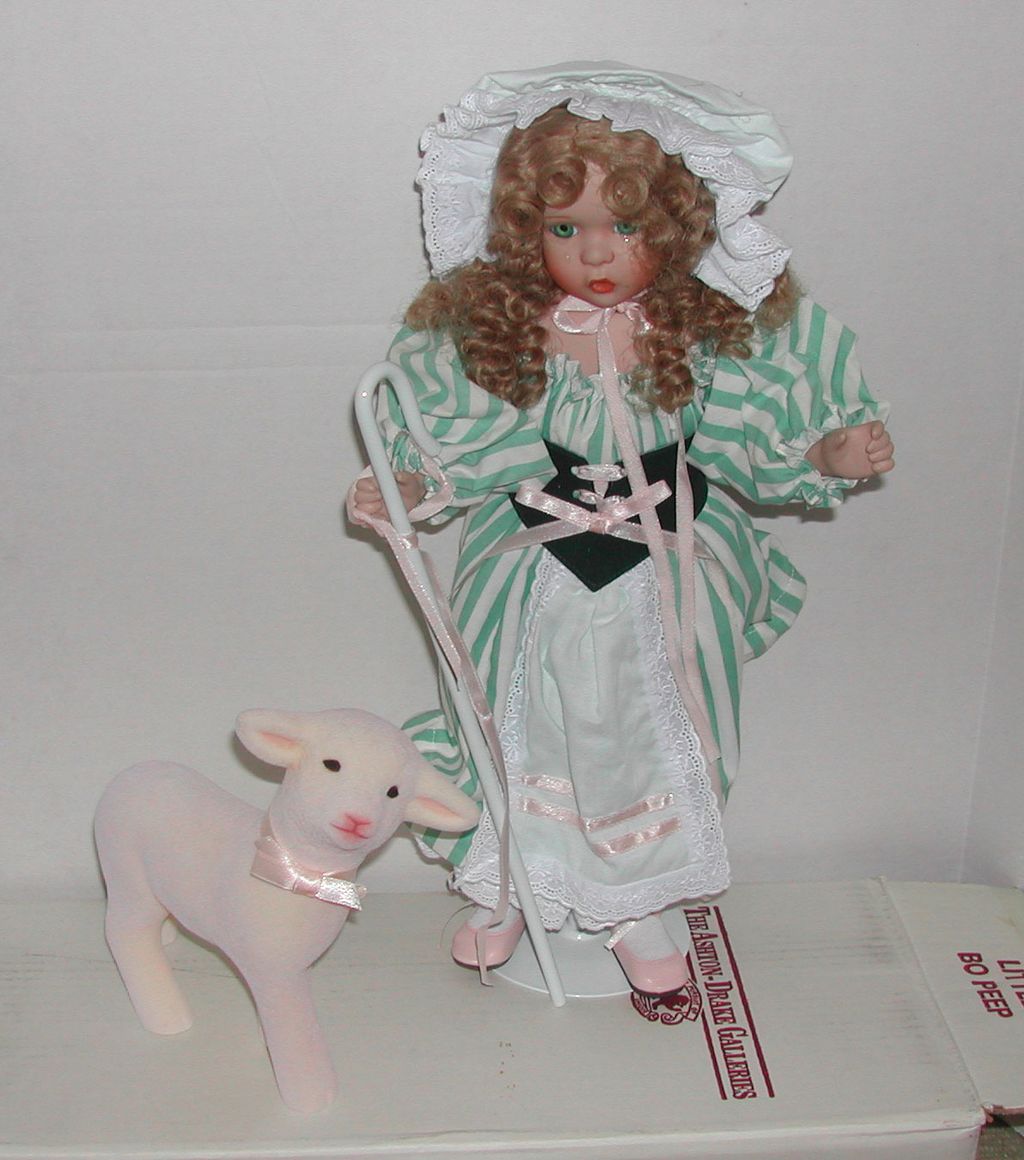 Little Bo Peep & Sheep Ashton Drake Doll Little Bo Peep & Sheep Ashton Drake Doll