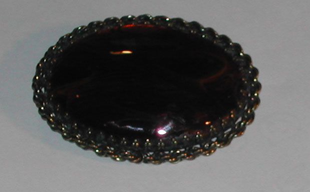 Vintage Hattie Carnegie Marblelized Glass Brooch Pin Vintage Hattie Carnegie Marblelized Glass Brooch Pin