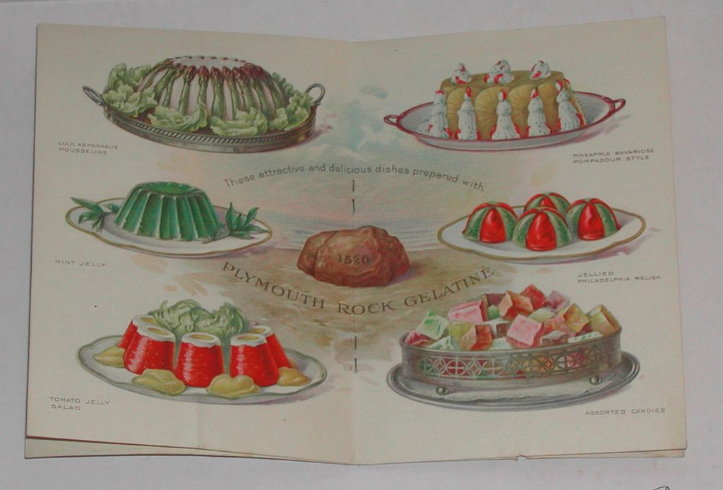c. 1915 Plymouth Rock Gelatine Dainties Advertising Cookbook c. 1915 Plymouth Rock Gelatine Dainties Advertising Cookbook