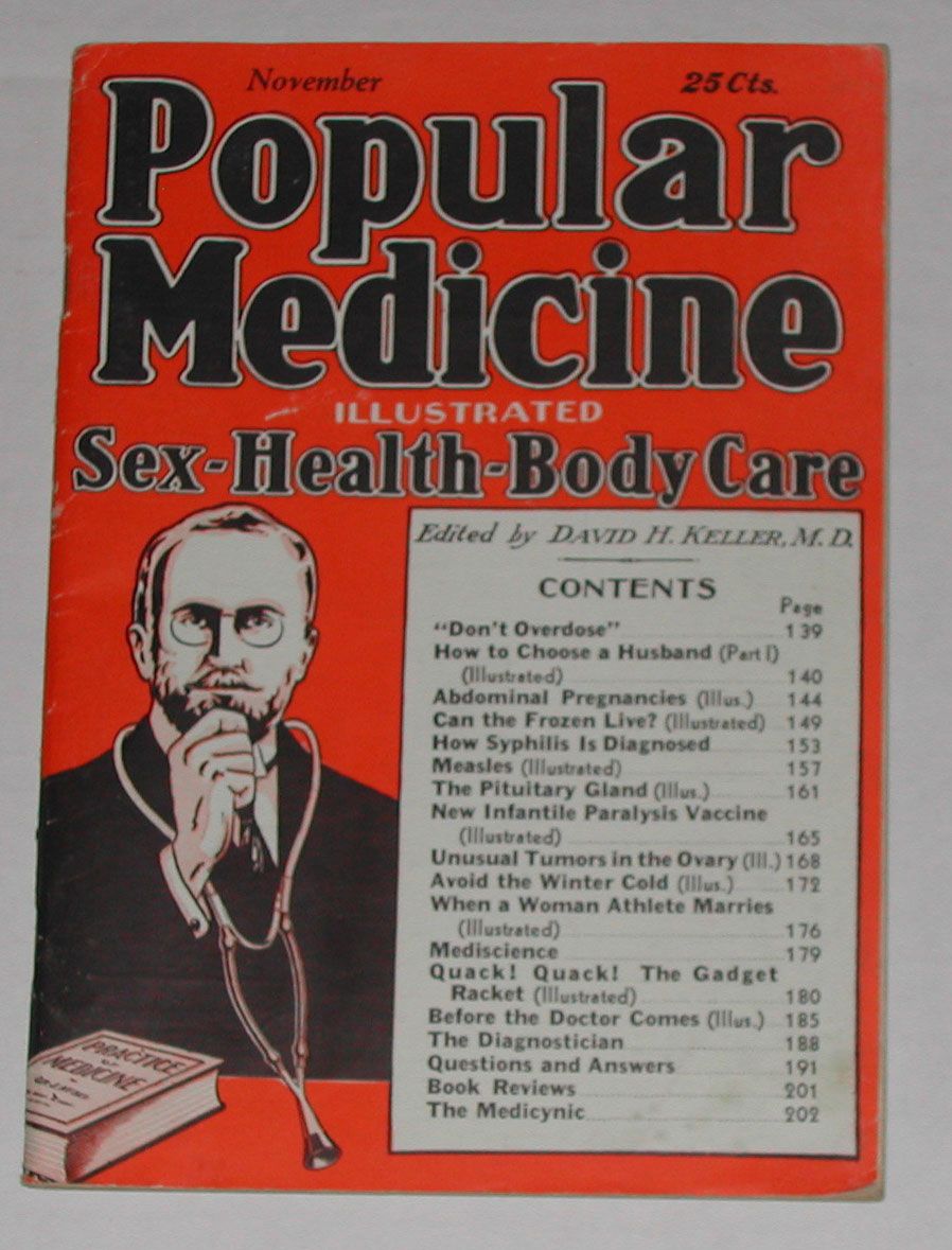 Vintage 1935 Popular Medicine Booklet Quackery Can the Frozen Live Etc Vintage 1935 Popular Medicine Booklet Quackery Can the Frozen Live Etc