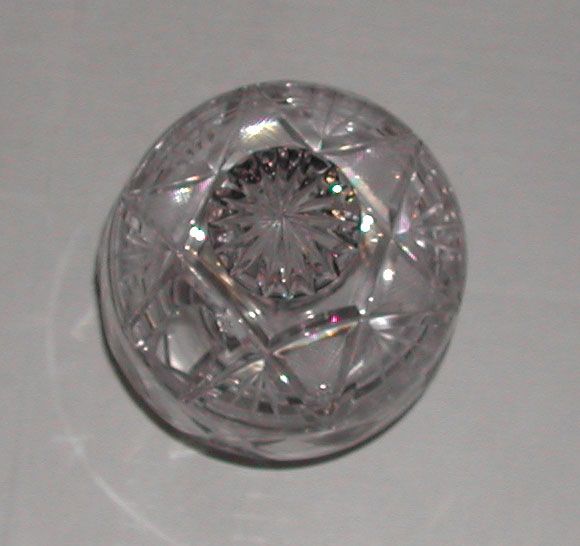 c.1980s Crystal Glass Jam Jar Mustard Pot c.1980s Crystal Glass Jam Jar Mustard Pot