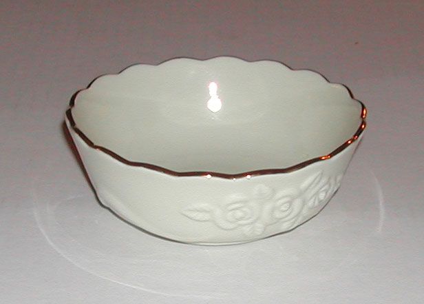 Lenox Rose China Bowl 24K Gold Trim Lenox Rose China Bowl 24K Gold Trim