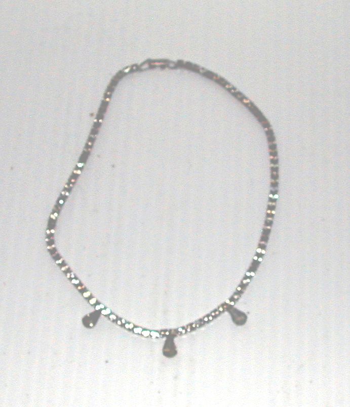 Vintage c. 1950s Rhinestone Tear Drop Necklace Vintage c. 1950s Rhinestone Tear Drop Necklace