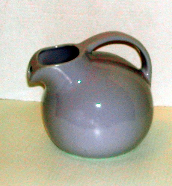 Vintage c.1920s Niloak Blue Milk Water Pottery Ball Pitcher Vintage c.1920s Niloak Blue Milk Water Pottery Ball Pitcher