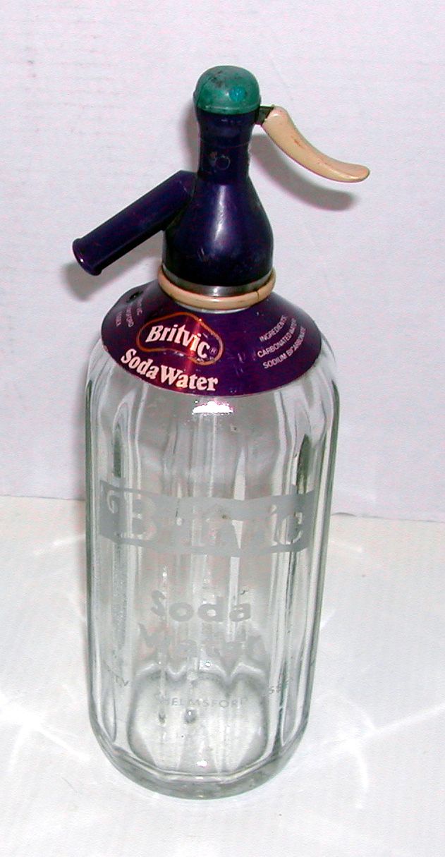 Vintage Britvic Soda Water Seltzer Advertising Bottle Vintage Britvic Soda Water Seltzer Advertising Bottle