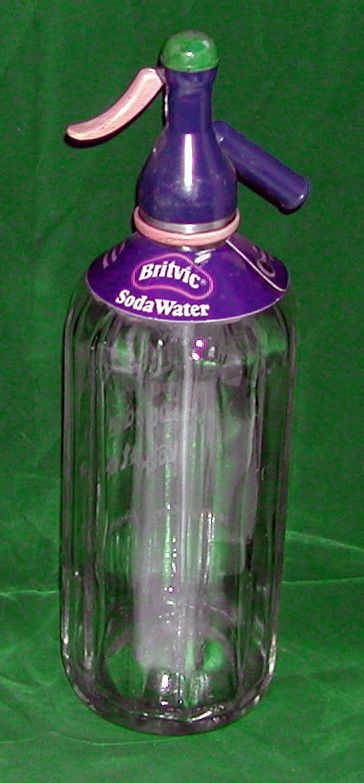Vintage Britvic Soda Water Seltzer Advertising Bottle Vintage Britvic Soda Water Seltzer Advertising Bottle