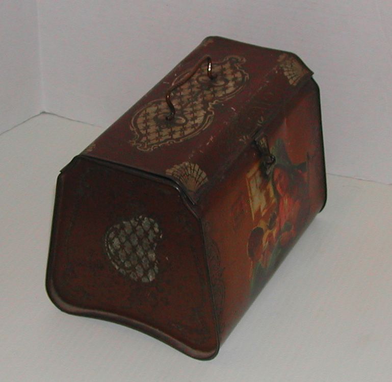 Vintage c. 1920 British Tea Caddy Advertising Tin Vintage c. 1920 British Tea Caddy Advertising Tin