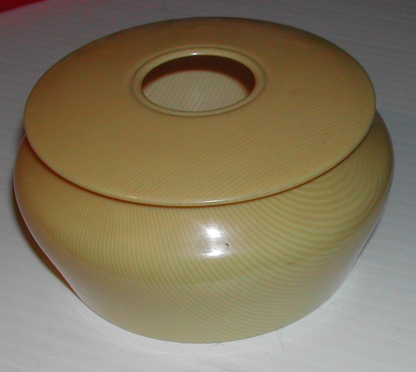 c.1910 Celluloid Hair Receiver Marked Ivory Pyralin c.1910 Celluloid Hair Receiver Marked Ivory Pyralin