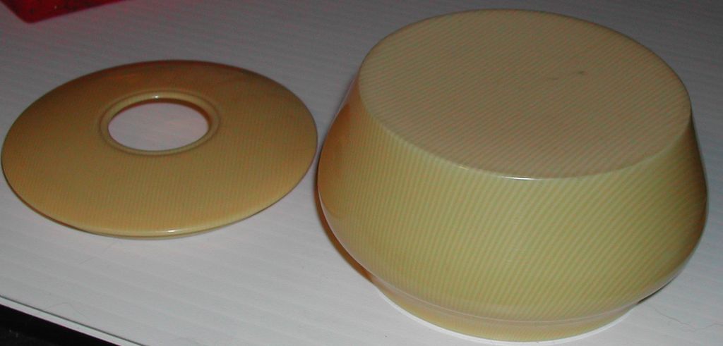 c.1910 Celluloid Hair Receiver Marked Ivory Pyralin c.1910 Celluloid Hair Receiver Marked Ivory Pyralin