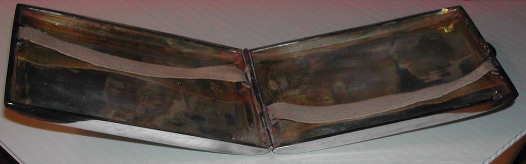 Vintage WWII Era Silverplate Cigarette Case India & Asia Map Vintage WWII Era Silverplate Cigarette Case India & Asia Map