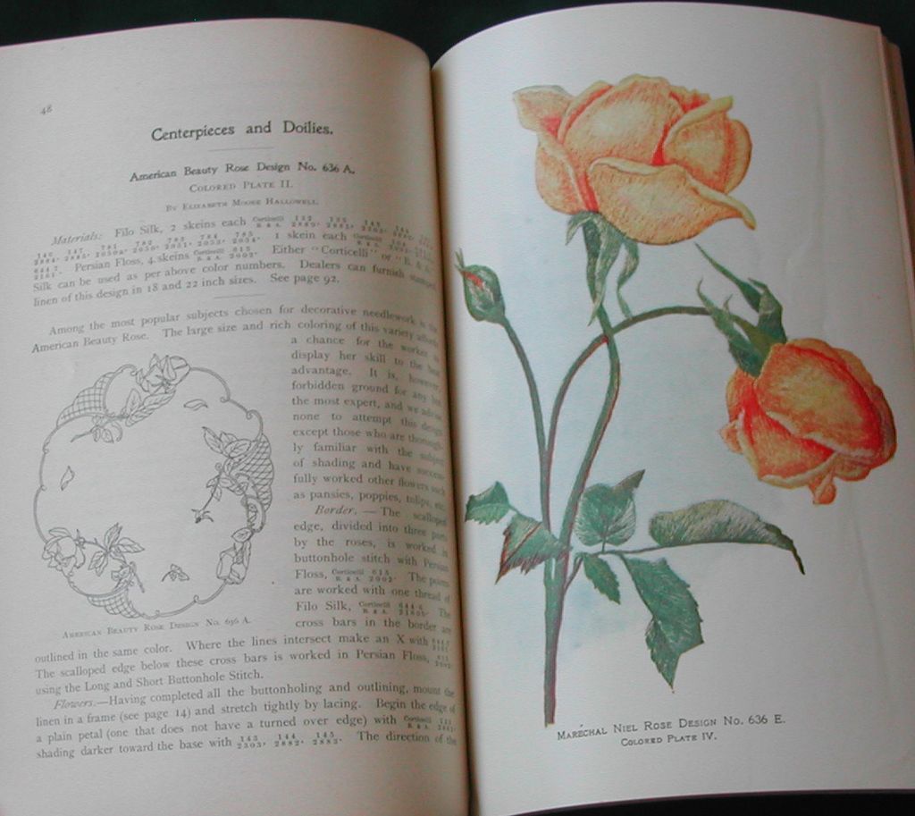 Antique1899 Corticelli Home Needlework Book Lovely old patterns Antique1899 Corticelli Home Needlework Book Lovely old patterns