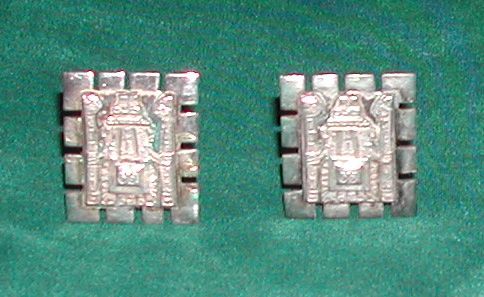 Vintage 925 Sterling Silver Earrings Inca Indian Design Peru Vintage 925 Sterling Silver Earrings Inca Indian Design Peru
