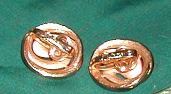 Vintage c. 1950s Trifari Rhinestone Swirl Earrings Vintage c. 1950s Trifari Rhinestone Swirl Earrings