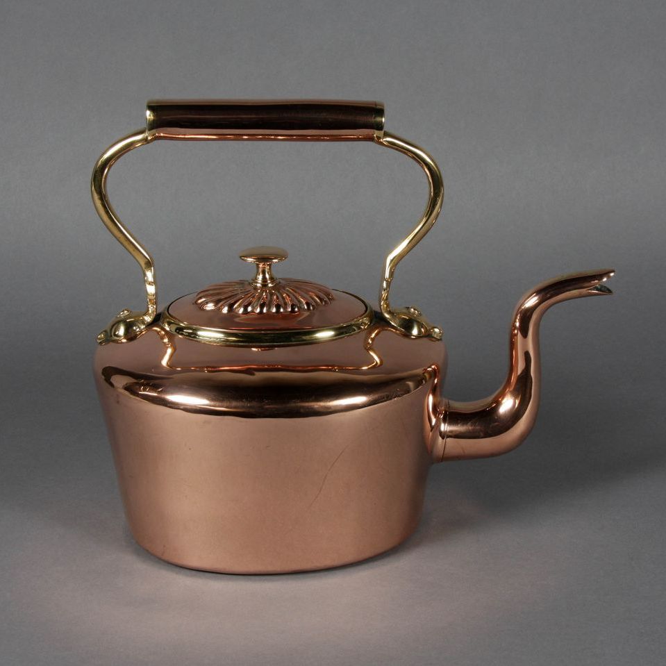 Fine 19th Century English Dovetailed Copper Kettle Fine 19th Century English Dovetailed Copper Kettle