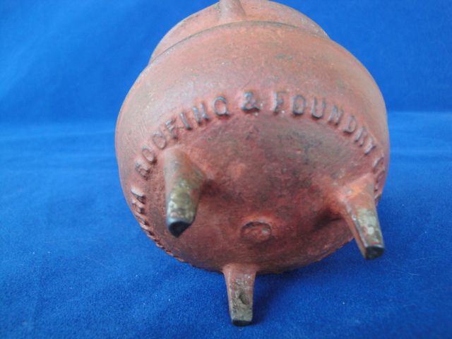 Antique Advertising Cast Iron Chattanooga Roofing and Foundry Co. Early 1900s Antique Advertising Cast Iron Chattanooga Roofing and Foundry Co. Early 1900s