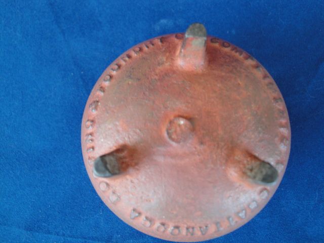 Antique Advertising Cast Iron Chattanooga Roofing and Foundry Co. Early 1900s Antique Advertising Cast Iron Chattanooga Roofing and Foundry Co. Early 1900s