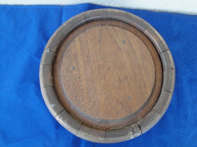 Antique Circa 1880's Dutch Wooden Cheese Mold with Pressure Lid Antique Circa 1880's Dutch Wooden Cheese Mold with Pressure Lid